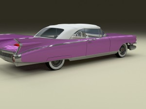1959 cadillac eldorado biarritz top hdri 3D Model