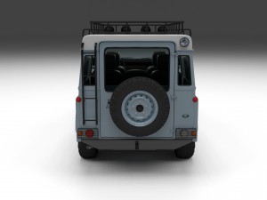 land rover defender 110 utility station wagon hdri Modelo 3D