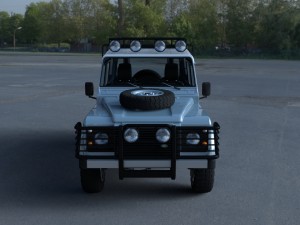 land rover defender 110 utility station wagon w in 3D Model