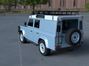 land rover defender 110 utility station wagon w in Modelo 3D