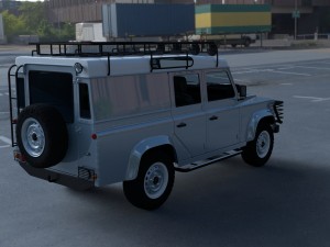 land rover defender 110 utility station wagon w in Modelo 3D