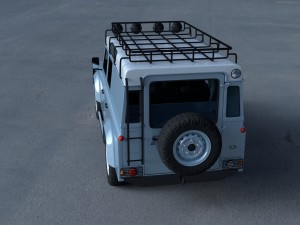 land rover defender 110 utility station wagon w in Modelo 3D