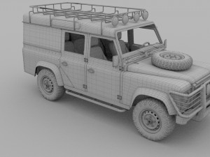 land rover defender 110 utility station wagon w in Modelo 3D