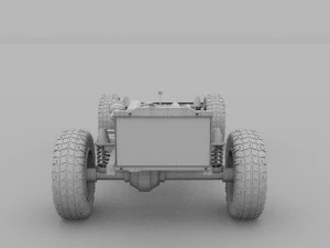 land rover defender 110 station wagon hdri 3D Model