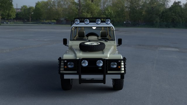 land rover defender 110 station wagon w interior h Modelo 3D .c4d .max .obj .3ds .fbx .stl .blend 