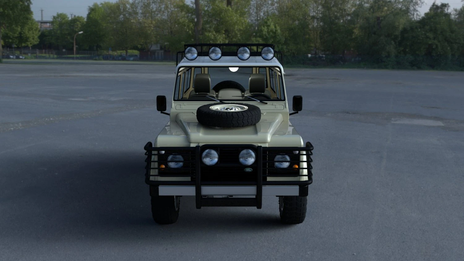 land rover defender 110 station wagon w interior h 3D Model .c4d .max .obj .3ds .fbx .stl .blend 