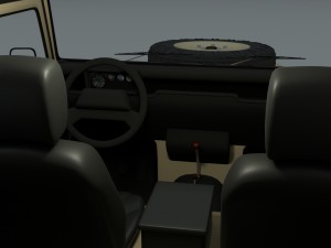 land rover defender 110 station wagon w interior h Modelo 3D