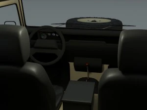 land rover defender 110 station wagon w interior h 3D Model