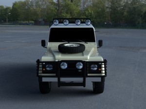 land rover defender 110 station wagon 3D 모델
