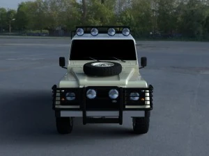 land rover defender 110 station wagon 3D Model