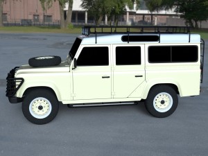 land rover defender 110 station wagon 3D 모델