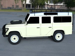 land rover defender 110 station wagon 3D Model