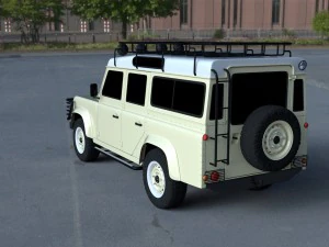 land rover defender 110 station wagon 3D Model