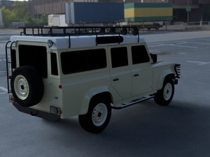 land rover defender 110 station wagon 3D 모델