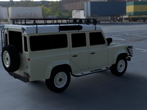 land rover defender 110 station wagon 3D 모델