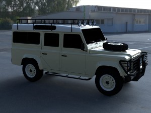 land rover defender 110 station wagon 3D 모델