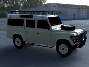 land rover defender 110 station wagon 3D Model