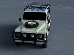 land rover defender 110 station wagon 3D 모델