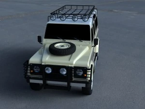 land rover defender 110 station wagon 3D Model