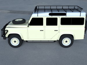 land rover defender 110 station wagon 3D 모델