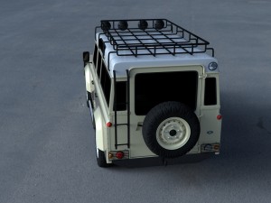 land rover defender 110 station wagon 3D 모델