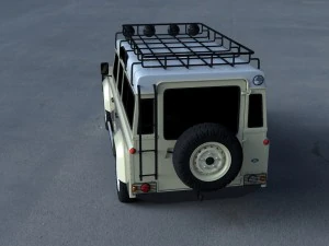 land rover defender 110 station wagon 3D Model