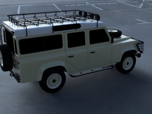 land rover defender 110 station wagon 3D 모델