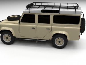 land rover defender 110 station wagon 3D 모델