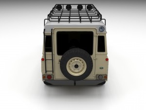 land rover defender 110 station wagon 3D 모델