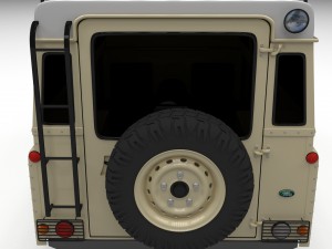 land rover defender 110 station wagon 3D 모델
