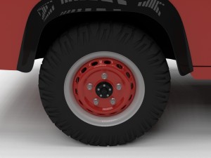 land rover defender 110 pick up exterior hdri 3Dモデル