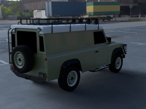 land rover defender 110 hard top wo interior hdri 3D Model