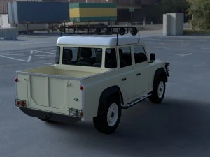 full land rover defender 110 double cab pick up hd 3D Model