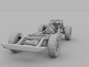 full land rover defender 110 double cab pick up hd 3D Model