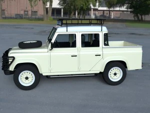 land rover defender 110 double cab pick up w inter 3D Model