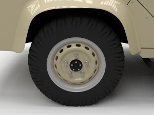 land rover defender 110 double cab pick up exterio Model 3D