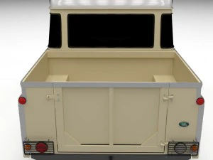 land rover defender 110 double cab pick up exterio 3D Model
