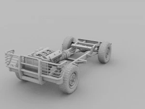 full land rover defender 90 station wagon hdri 3D Model