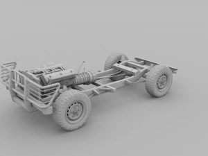 full land rover defender 90 station wagon hdri 3D Model