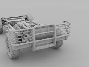 full land rover defender 90 station wagon hdri 3D Model