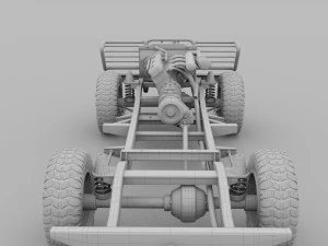 full land rover defender 90 station wagon hdri 3D Model