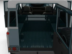 full land rover defender 90 station wagon hdri 3D Model