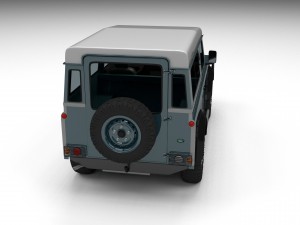 land rover defender 90 station wagon w interior hd 3D Model
