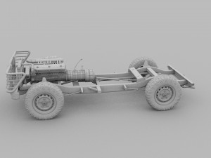 full land rover defender 90 pick up hdri 3D मॉडल