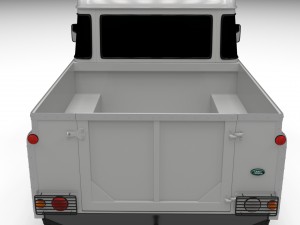 land rover defender 90 pick up hdri 3D मॉडल