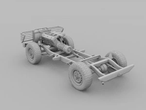 full land rover defender 90 hard top hdri 3D Model