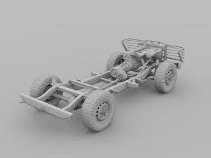 full land rover defender 90 hard top hdri 3D Model