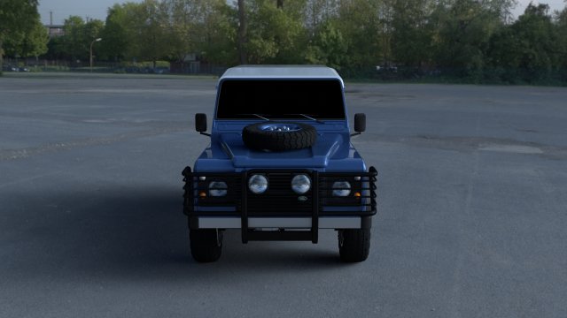 land rover defender 90 hard top hdri Model 3D .c4d .max .obj .3ds .fbx .stl .blend 