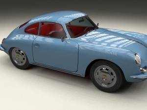 porsche 356 hdri 3D Модель