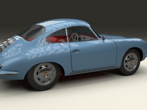 porsche 356 hdri 3D Модель